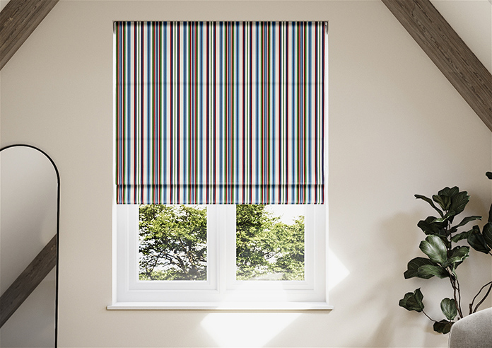 The British Stripe Co. Elizabeth, London No.1 - Twist&Fit Roman Blind - Image 3